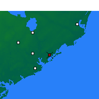 Nearby Forecast Locations - Mount Pleasant - Mapa