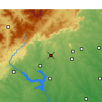 Nearby Forecast Locations - Pickens - Mapa