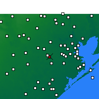Nearby Forecast Locations - Houston - Mapa
