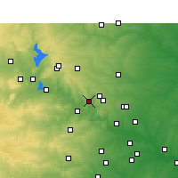 Nearby Forecast Locations - Lago Vista - Mapa