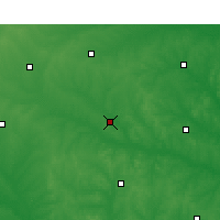 Nearby Forecast Locations - Mineola - Mapa