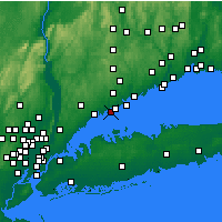 Nearby Forecast Locations - Stamford - Mapa