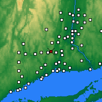 Nearby Forecast Locations - Waterbury - Mapa