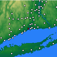 Nearby Forecast Locations - West Haven - Mapa