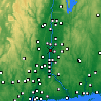 Nearby Forecast Locations - Windsor - Mapa