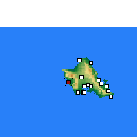 Nearby Forecast Locations - Waianae - Mapa
