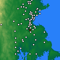 Nearby Forecast Locations - Canton - Mapa