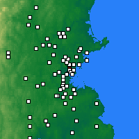 Nearby Forecast Locations - Malden - Mapa