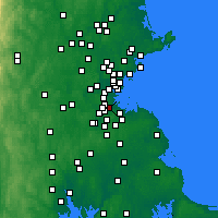 Nearby Forecast Locations - Mattapan - Mapa