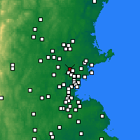 Nearby Forecast Locations - Reading - Mapa
