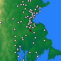 Nearby Forecast Locations - Stoughton - Mapa