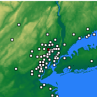 Nearby Forecast Locations - Paterson - Mapa