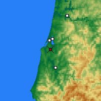 Nearby Forecast Locations - Coos Bay - Mapa