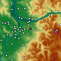 Nearby Forecast Locations - Boring - Mapa