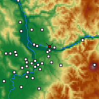 Nearby Forecast Locations - Camas - Mapa