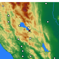 Nearby Forecast Locations - Clearlake - Mapa