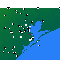 Nearby Forecast Locations - Dickinson - Mapa