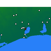 Nearby Forecast Locations - Groves - Mapa