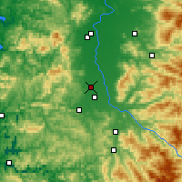 Nearby Forecast Locations - Junction City - Mapa