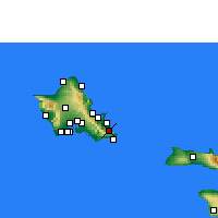 Nearby Forecast Locations - Waimanalo - Mapa