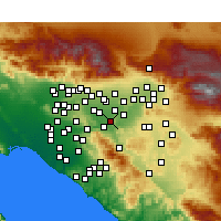 Nearby Forecast Locations - Norco - Mapa