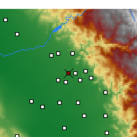 Nearby Forecast Locations - Parlier - Mapa