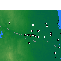 Nearby Forecast Locations - Pharr - Mapa