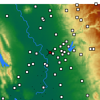 Nearby Forecast Locations - Río Linda - Mapa