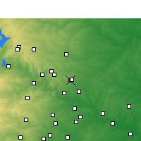 Nearby Forecast Locations - Round Rock - Mapa