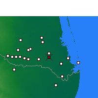 Nearby Forecast Locations - San Benito - Mapa