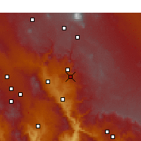 Nearby Forecast Locations - Sedona - Mapa