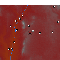 Nearby Forecast Locations - Tijeras - Mapa