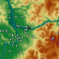Nearby Forecast Locations - Washougal - Mapa