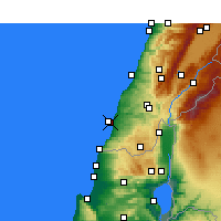 Nearby Forecast Locations - Tiro - Mapa
