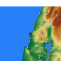 Nearby Forecast Locations - Naqoura - Mapa