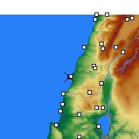 Nearby Forecast Locations - Adloun - Mapa
