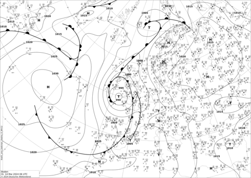 DWD Fronts mar 14.05.2024 06 UTC