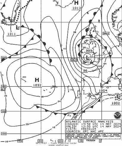 NOAA Fronts mar 14.05.2024 12 UTC