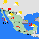 Pronóstico mié, 26-01 México