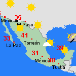 Pronóstico sáb, 21-05 México