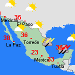Pronóstico sáb, 13-08 México