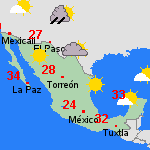 Pronóstico mar, 04-10 México