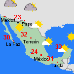 Pronóstico vie, 02-12 México