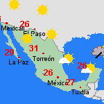 Pronóstico sáb, 04-02 México