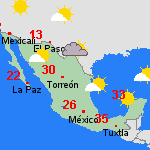 Pronóstico lun, 06-02 México