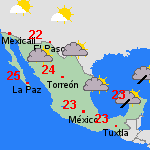 Pronóstico vie, 10-02 México