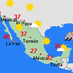 Pronóstico mié, 27-09 México