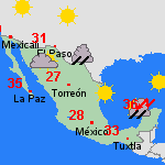 Pronóstico vie, 06-10 México
